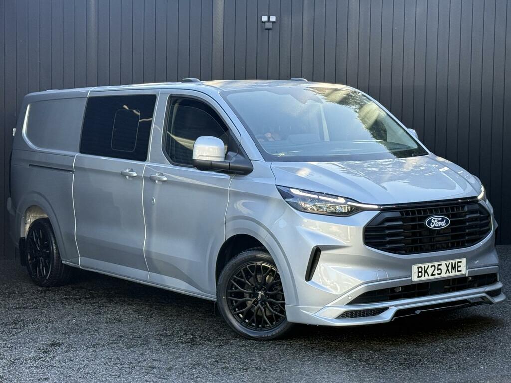 Ford Transit Custom 2.0 136Ps G-sport Ecoblue Limited Crew Van Double Silver