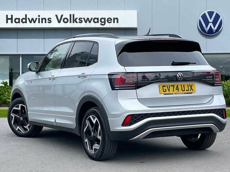 Volkswagen T-Cross 1.5 Tsi R-line Dsg Silver #3