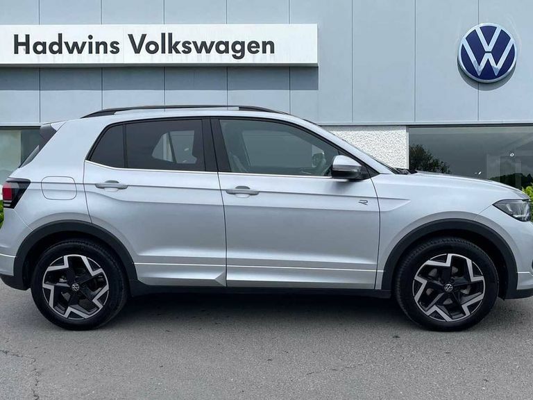 Volkswagen T-Cross 1.5 Tsi R-line Dsg Silver #4