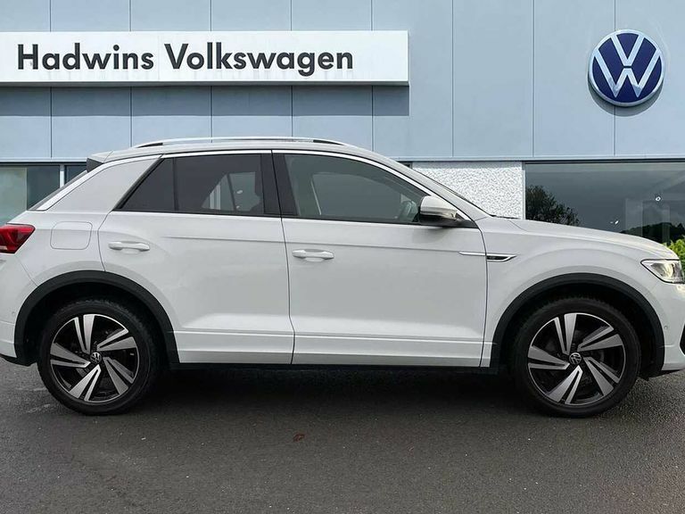 Volkswagen T-Roc 1.5 Tsi R-line Dsg BF72FFM White #4