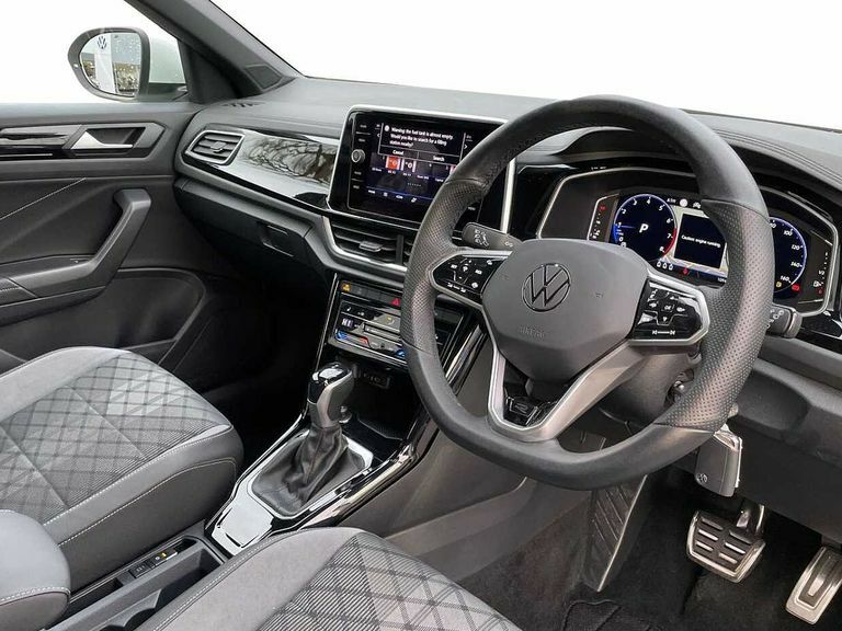 Volkswagen T-Roc 1.5 Tsi R-line Dsg BF72FFM White #6
