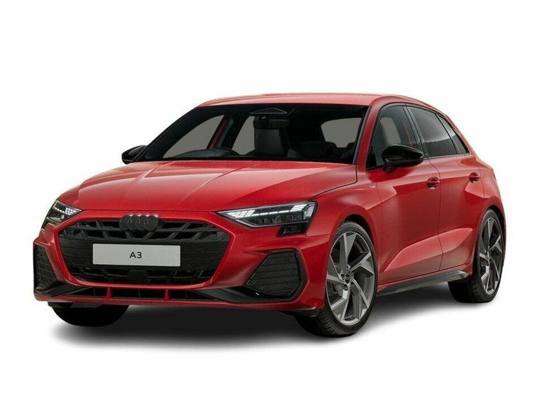 Audi A3 2.0 Tdi Black Edition Sportback S Tronic Euro 6 S Red