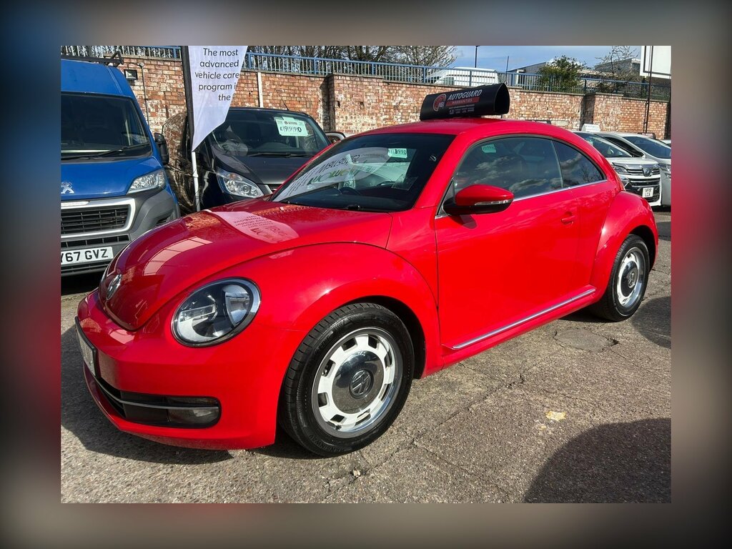 Volkswagen Beetle 1.6 Tdi Bluemotion Tech Design Euro 5 Ss YL14ULU Red #2