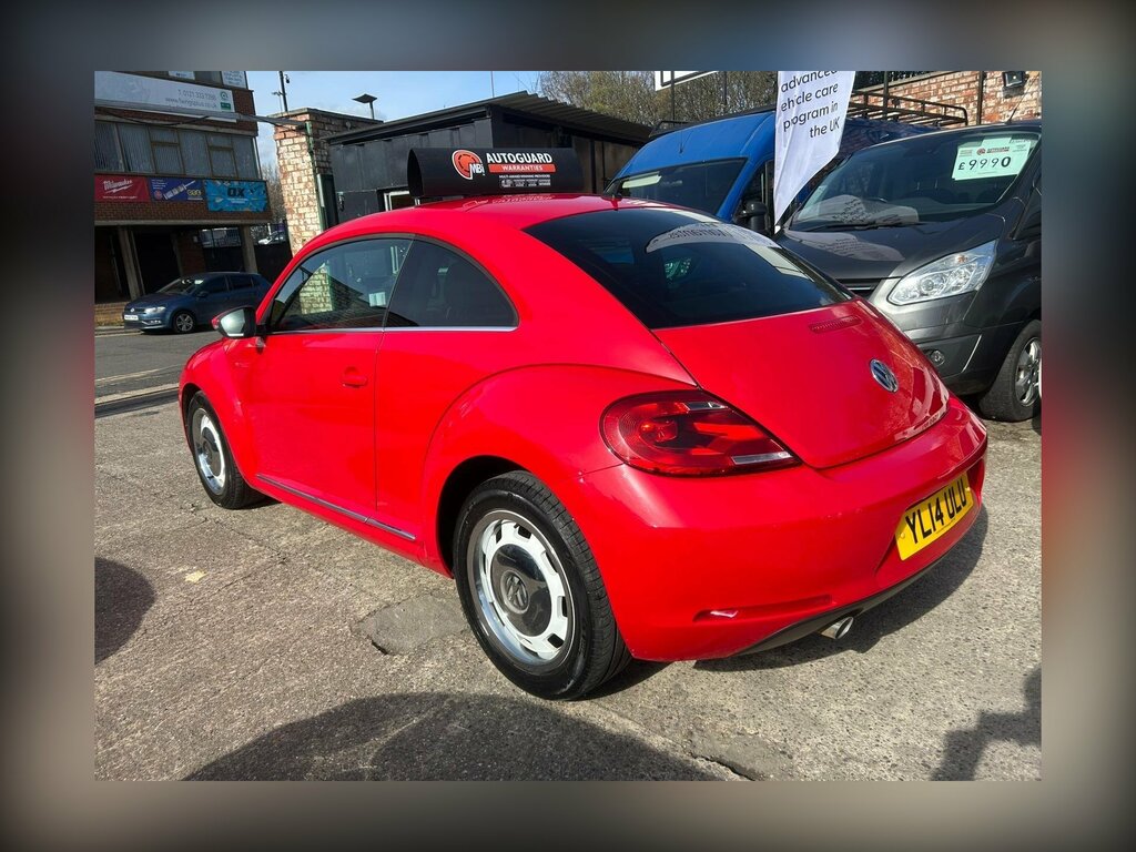 Volkswagen Beetle 1.6 Tdi Bluemotion Tech Design Euro 5 Ss YL14ULU Red #4