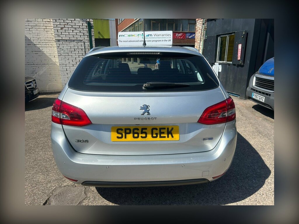 Peugeot 308 SW 1.6 Bluehdi Allure Euro 6 Ss SP65GEK Silver #6