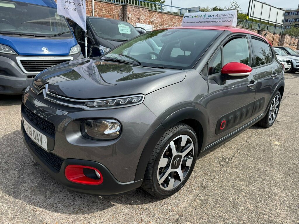 Citroen C3 1.2 Puretech Flair Nav Edition Euro 6 YP18OAV Grey #2