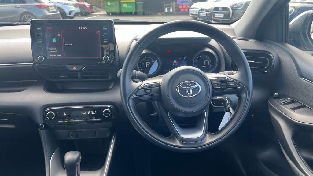Toyota Yaris 1.5 Vvt-h Design E-cvt Euro 6 Ss White #5