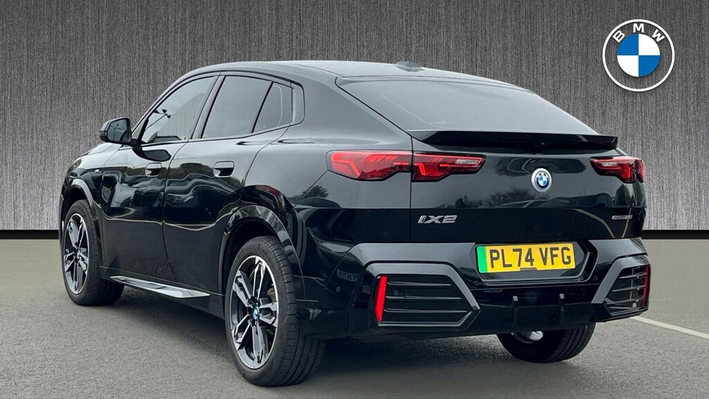 BMW iX2 20 66.5Kwh M Sport Edrive 11Kw Charger Black #2