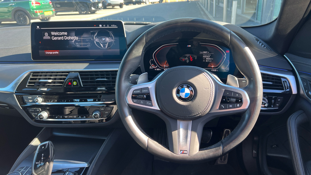 BMW 5 Series 2.0 520D Mht M Sport Steptronic Euro 6 Ss Black #5