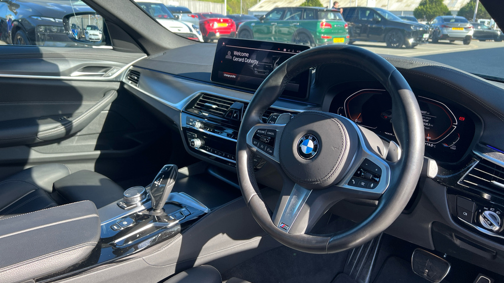 BMW 5 Series 2.0 520D Mht M Sport Steptronic Euro 6 Ss Black #6