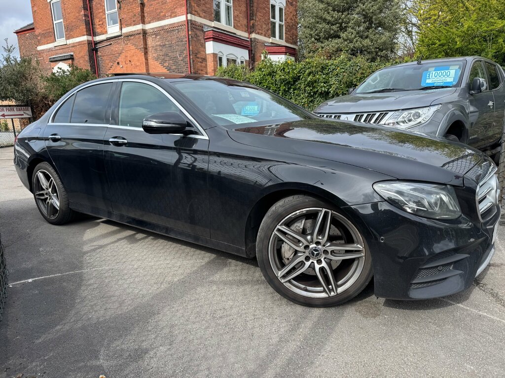 Mercedes-Benz E Class 2.0 E220d Amg Line Premium Plus G-tronic WO68CRJ Black