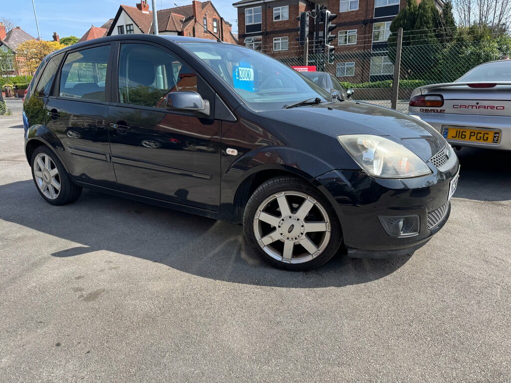 Ford Fiesta 1.25 Zetec Blue Edition Hatchback Manua Black