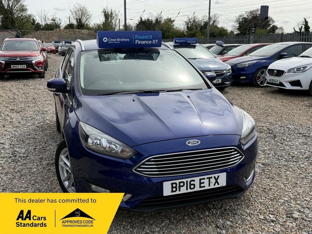 Ford Focus 1.5 Tdci Zetec Estate Euro 6 S Blue