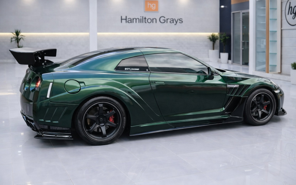 Nissan GT-R Petrol Green #5