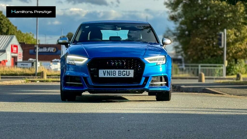 Audi S3 2.0 Tfsi Saloon S Tronic Quattro Euro 6 KU66YJN Blue #2