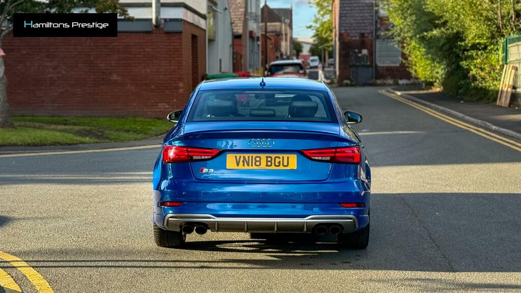 Audi S3 2.0 Tfsi Saloon S Tronic Quattro Euro 6 KU66YJN Blue #4