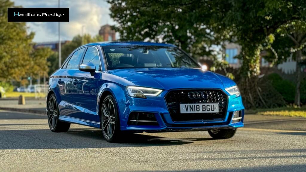 Audi S3 2.0 Tfsi Saloon S Tronic Quattro Euro 6 Blue
