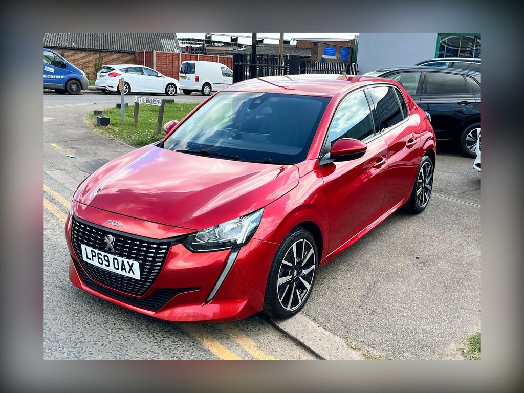 Peugeot 208 1.2 Puretech Allure Hatchback Eu LP69OAX Red #2