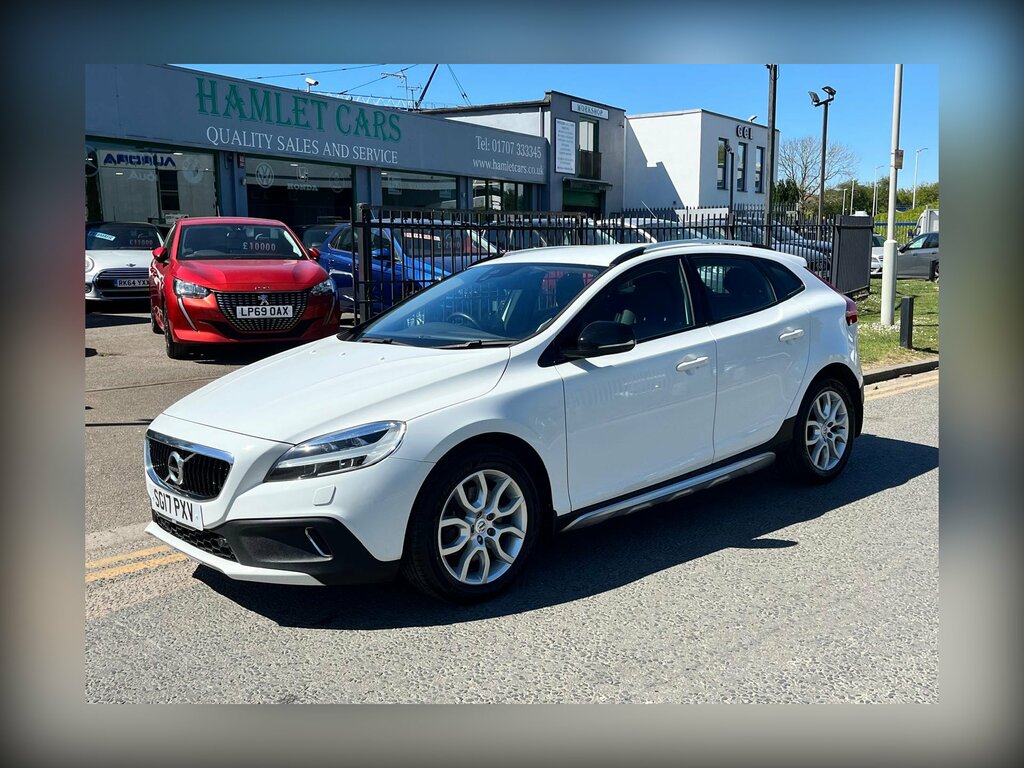 Volvo V40 Cross Country 2.0 D2 Pro Hatchback Euro 6 Ss White #3
