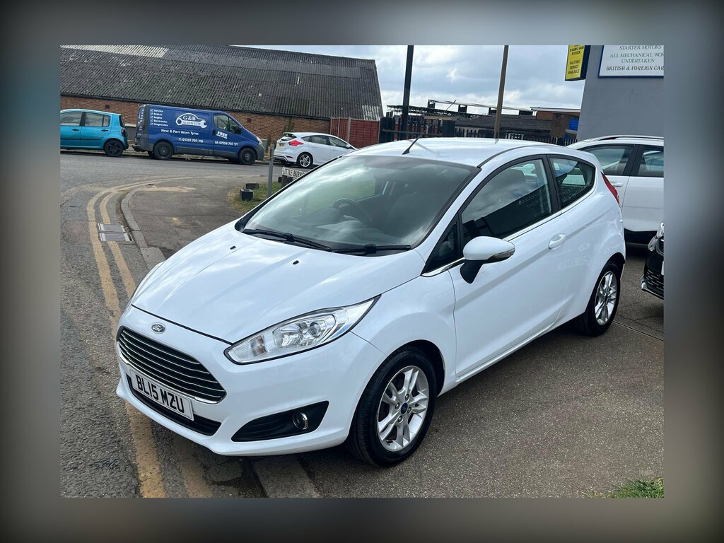 Ford Fiesta 1.25 Zetec Hatchback Euro 6 82 BL15MZU White #3