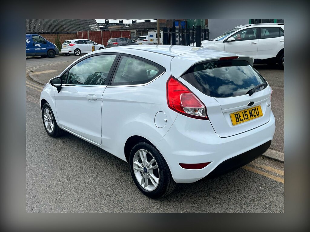 Ford Fiesta 1.25 Zetec Hatchback Euro 6 82 BL15MZU White #4