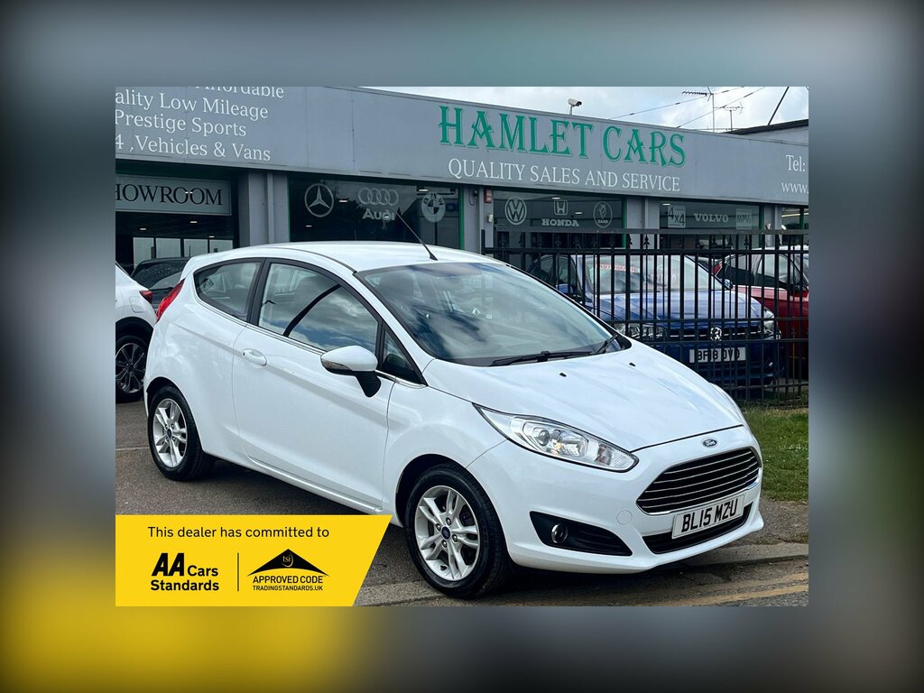 Ford Fiesta 1.25 Zetec Hatchback Euro 6 82 White