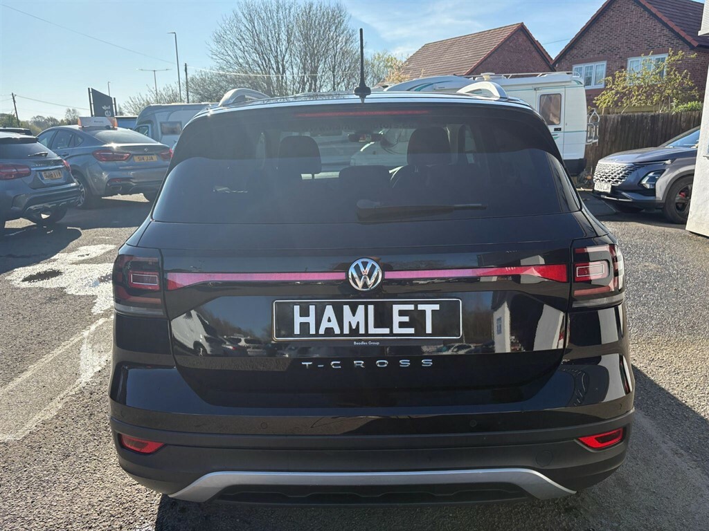 Volkswagen T-Cross 1.0 L 1.0 Tsi Sel Dsg Euro 6 Ss GH19TXA Black #4