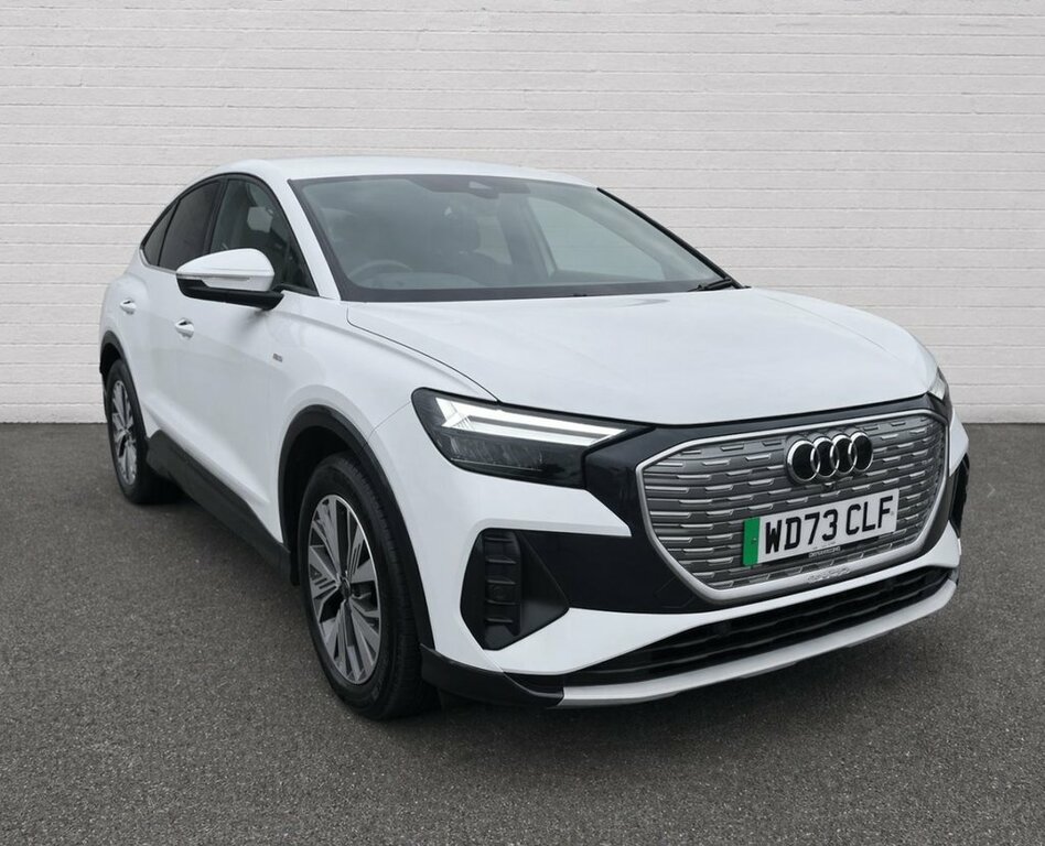 Audi Q4 E Tron Suv White