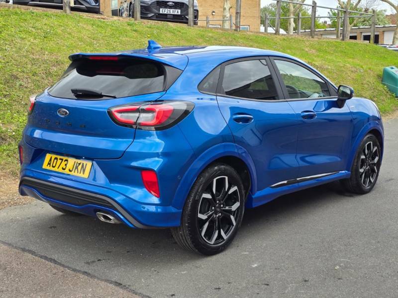 Ford Puma 1.0 Ecoboost Hybrid Mhev St-line X Dct - 2024 AO73JKN Blue #4