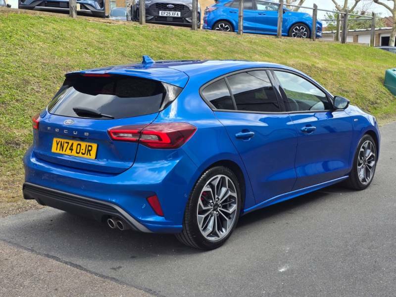 Ford Focus 1.0 Ecoboost Hybrid Mhev 155 St-line X - YN74OJR Blue #4