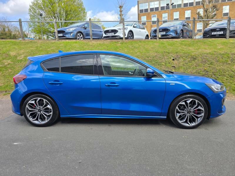 Ford Focus 1.0 Ecoboost Hybrid Mhev 155 St-line X - YN74OJR Blue #3