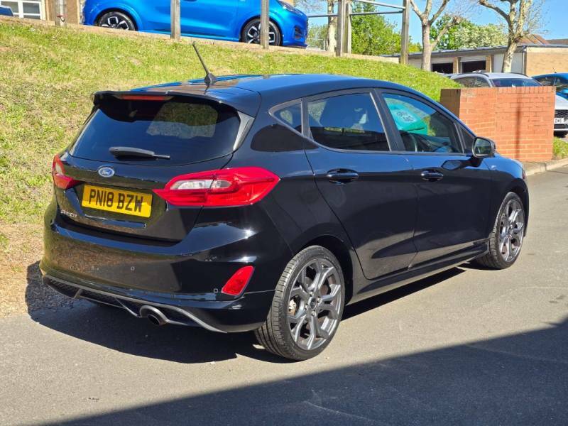 Ford Fiesta 1.0 Ecoboost 140 St-line - 2018 18 PN18BZW Black #2