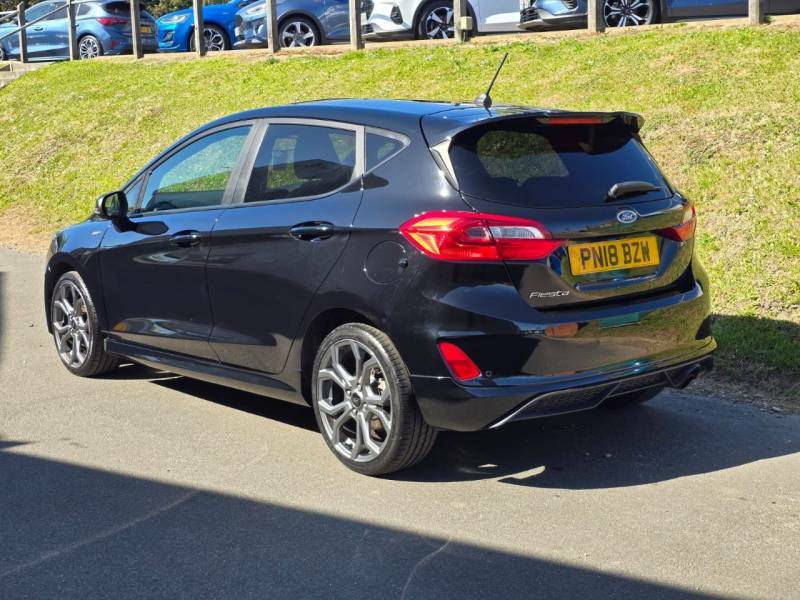 Ford Fiesta 1.0 Ecoboost 140 St-line - 2018 18 PN18BZW Black #5
