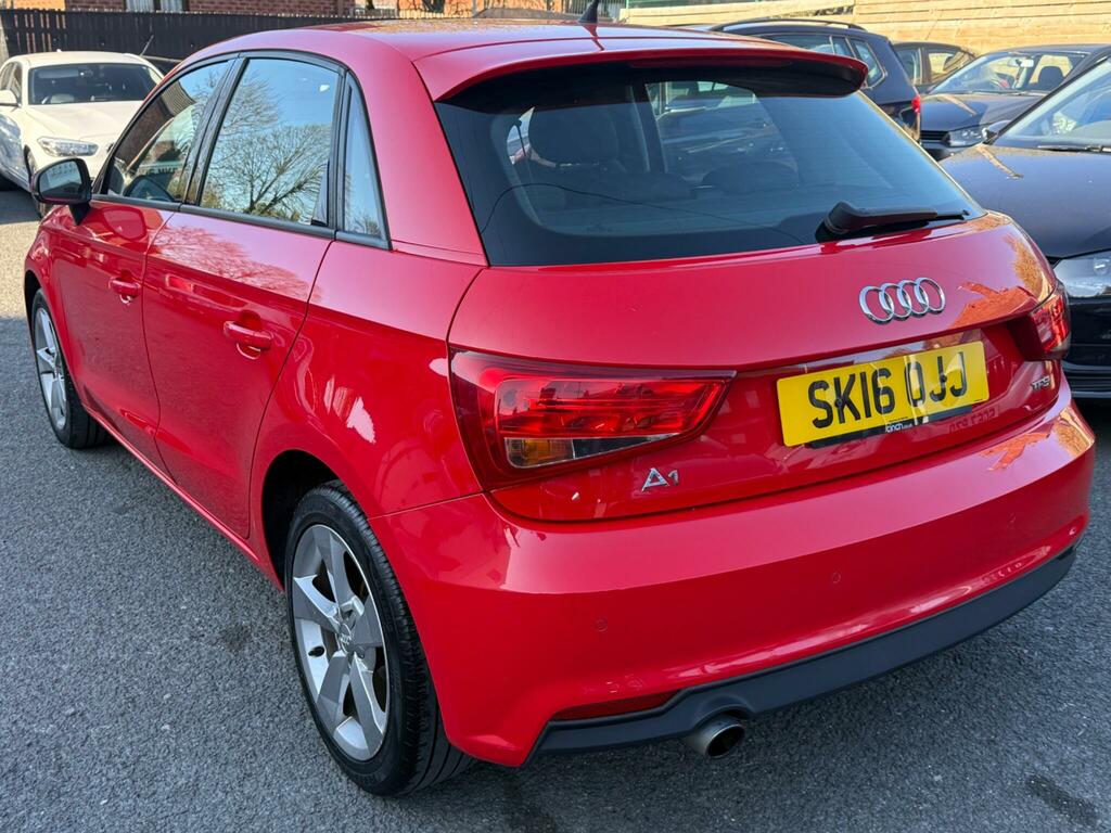 Audi A1 1.0 Tfsi Sport Sportback Euro 6 Ss SK16OJJ Red #4