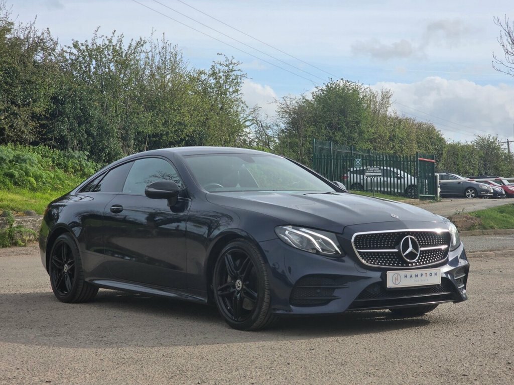 Mercedes-Benz E Class Coupe Blue