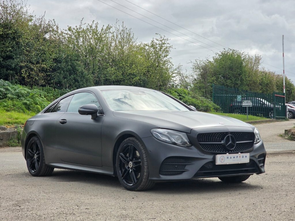 Mercedes-Benz E Class Coupe Red