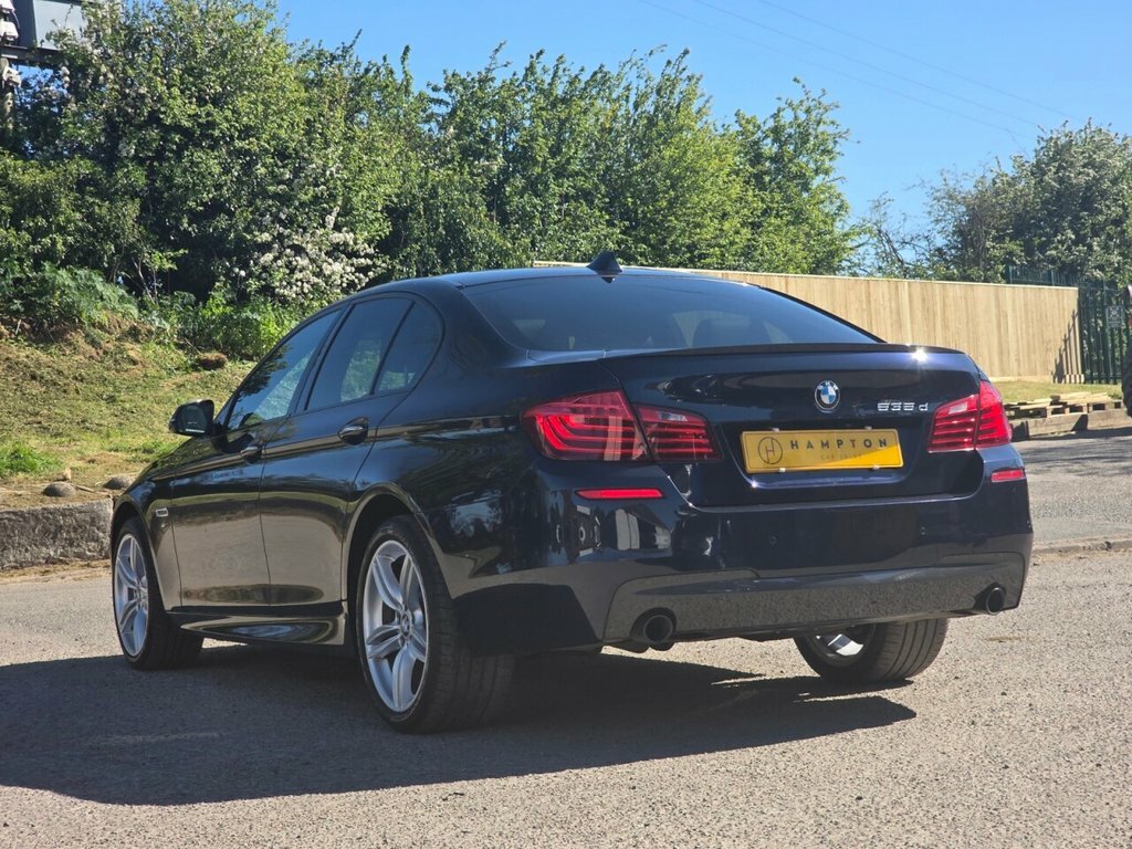 BMW 5 Series Saloon YC64VDZ Blue #6