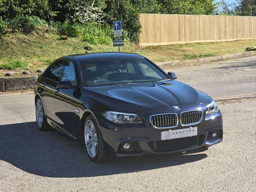 BMW 5 Series Saloon YC64VDZ Blue #2