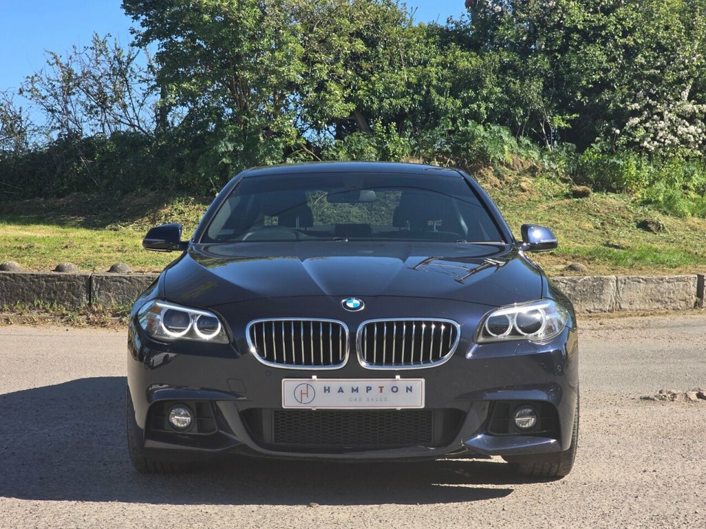 BMW 5 Series Saloon YC64VDZ Blue #3