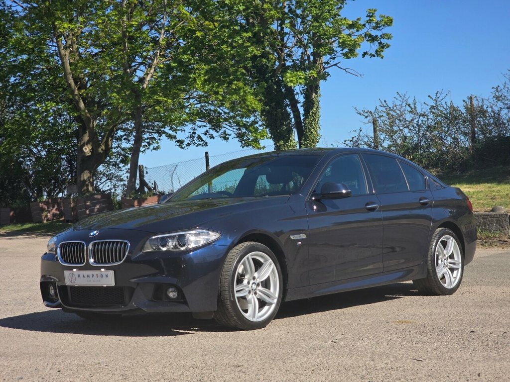 BMW 5 Series Saloon YC64VDZ Blue #5
