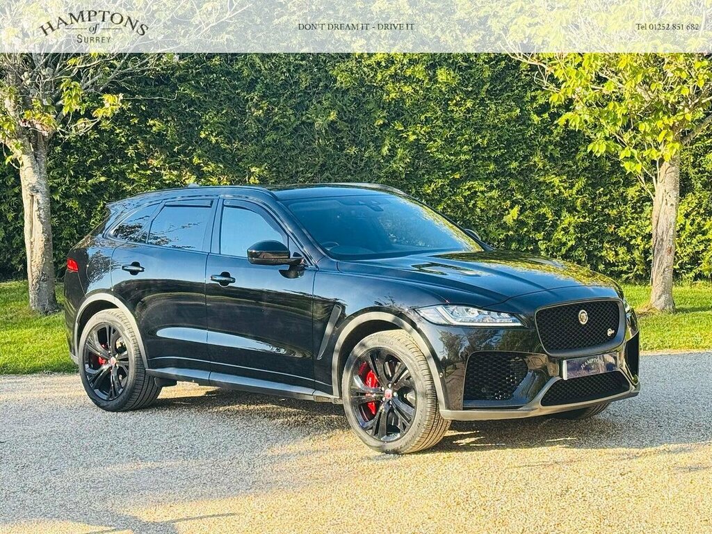 Jaguar F-Pace 5.0 V8 Svr Quickshift Awd Euro 6 Ss Black