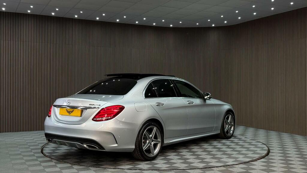 Mercedes-Benz C Class Saloon 2.0 C200 Amg Line Premium 7G-tronic Euro Silver #5