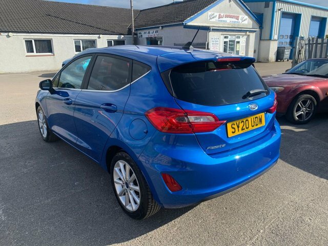 Ford Fiesta 1.0T Ecoboost Gpf Titanium Hatchback Ma SY20UDW Blue #6