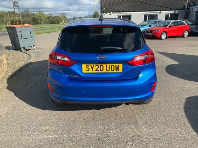 Ford Fiesta 1.0T Ecoboost Gpf Titanium Hatchback Ma SY20UDW Blue #5