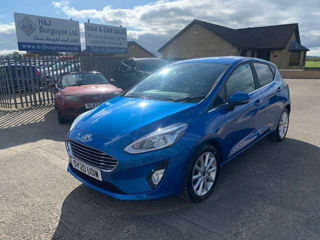 Ford Fiesta 1.0T Ecoboost Gpf Titanium Hatchback Ma Blue
