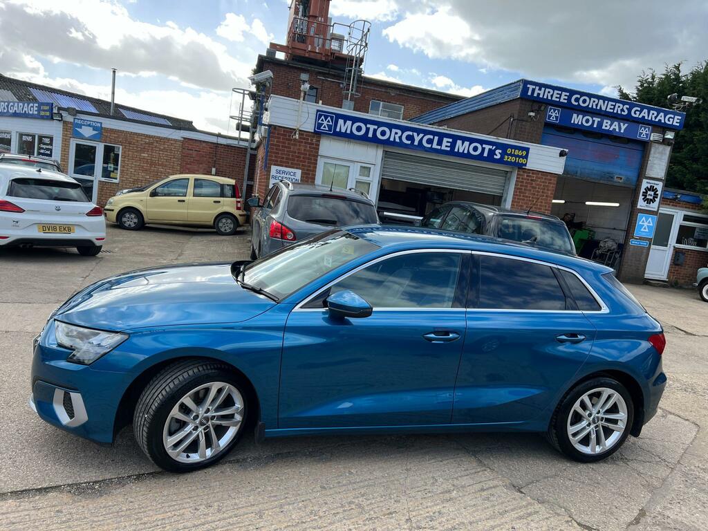Audi A3 Sportback 35 Tfsi Mhev Sport Dsg AP70OAO Blue #4