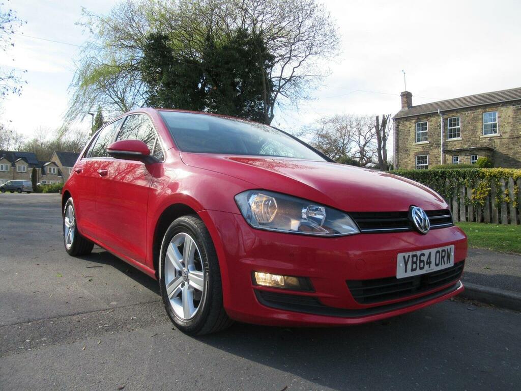 Volkswagen Golf Hatchback 1.6 Tdi Bluemotion Tech Match Dsg Euro 5 Red