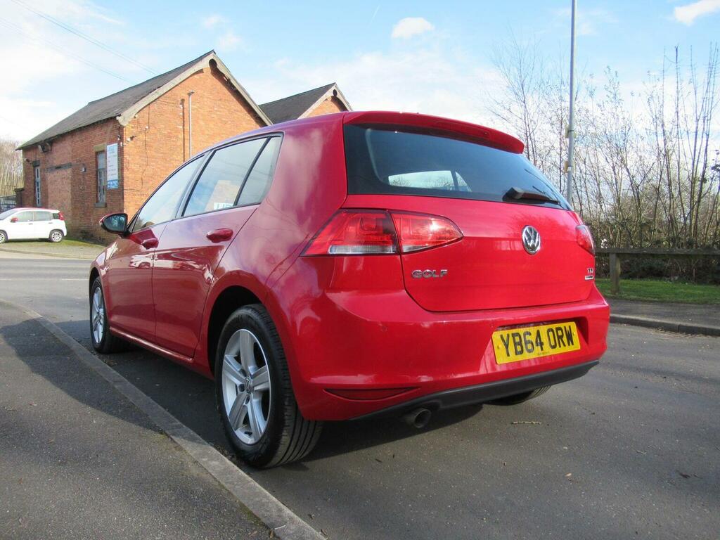 Volkswagen Golf Hatchback 1.6 Tdi Bluemotion Tech Match Dsg Euro 5 Red #6