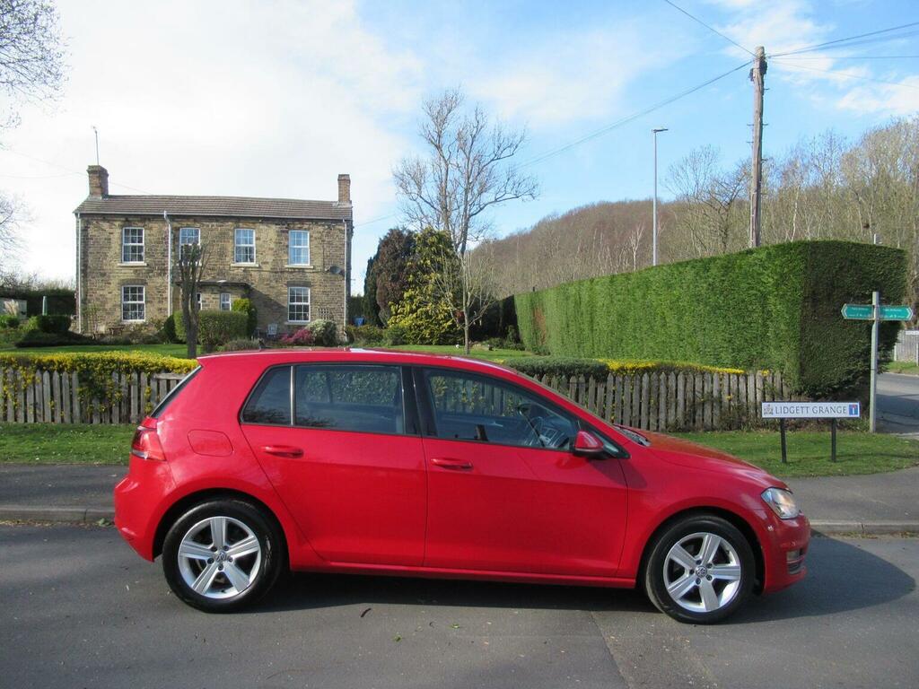 Volkswagen Golf Hatchback 1.6 Tdi Bluemotion Tech Match Dsg Euro 5 Red #3