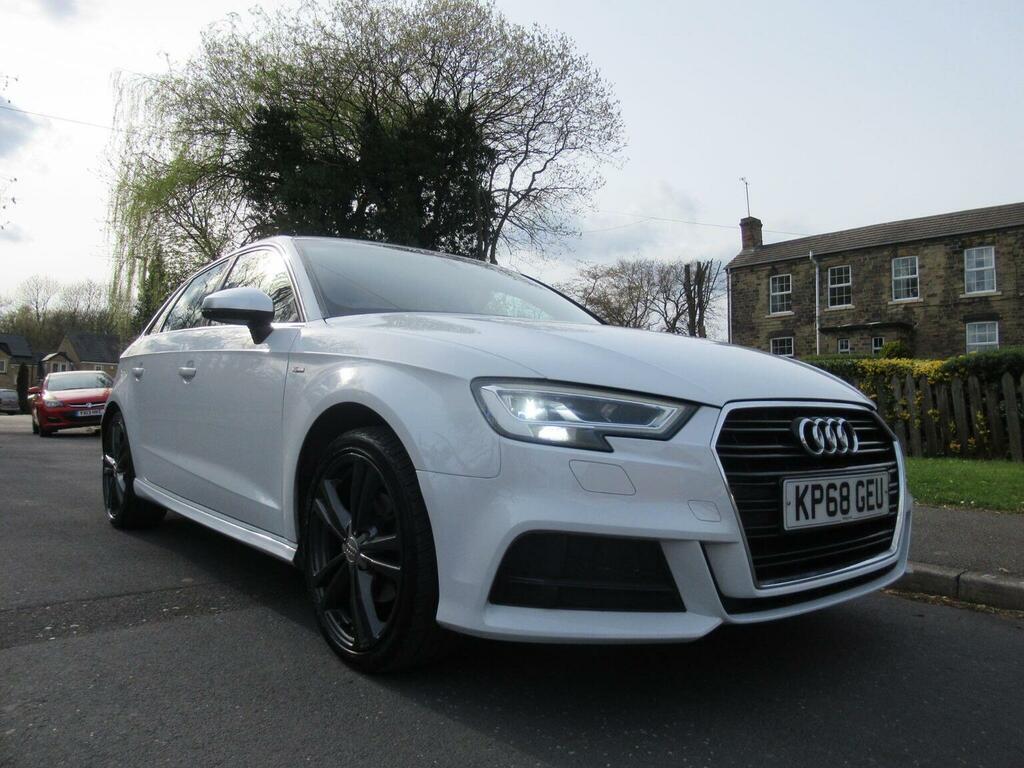 Audi A3 Hatchback 1.0 Tfsi 30 S Line Sportback Euro 6 Ss KP68GEU White #2